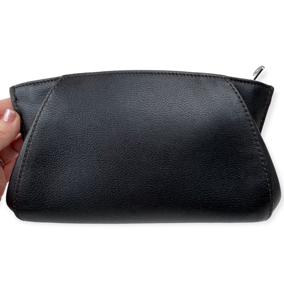 CARTIER Clutch Onyx Taurillon Leather C De Cartier Bag Palladium Hardware EUC - Picture 14 of 15